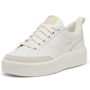 Sorel Women's Ona Ave Low Sneaker Sea Salt Bleached Ceramic 6W Waterproof